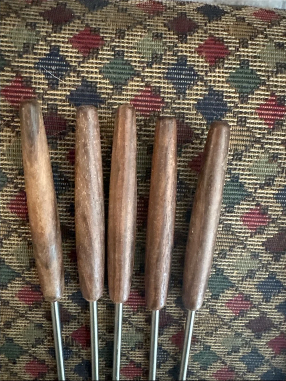 Vintage fondue forks